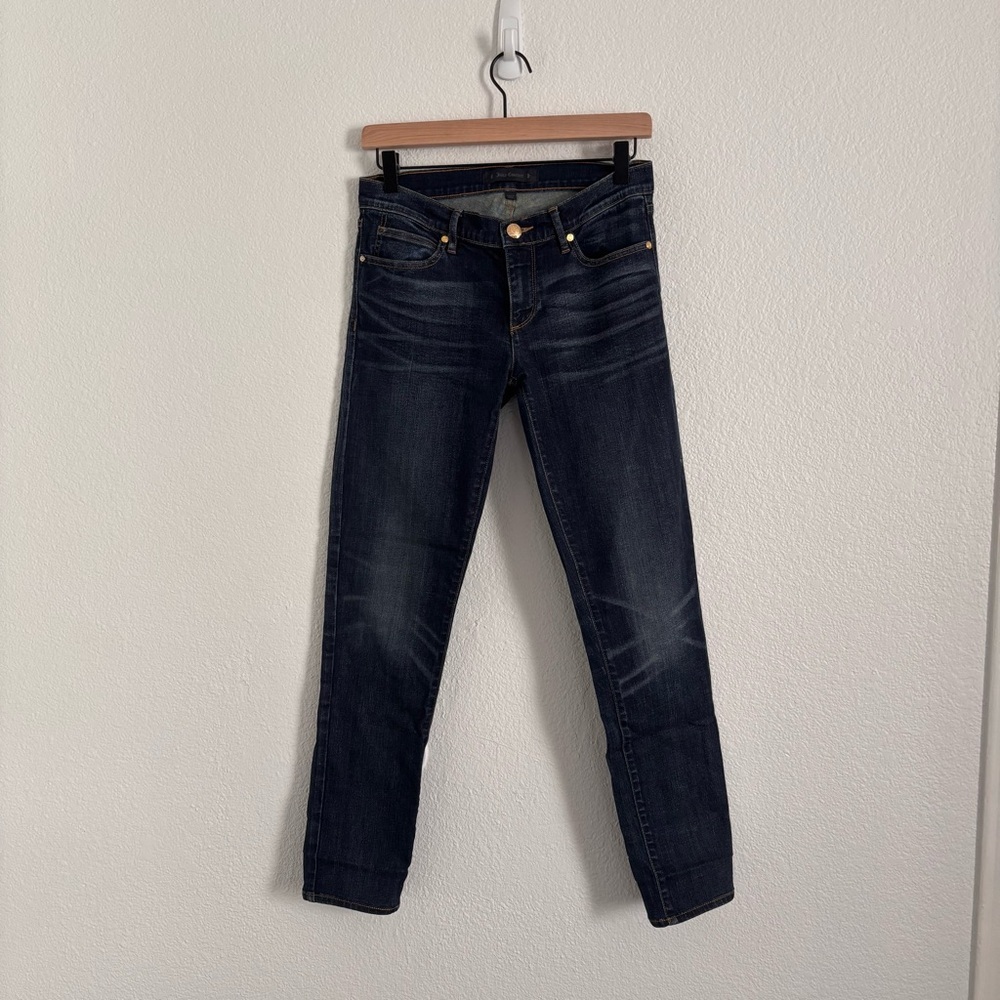 Juicy Couture Women's Size 27 Blue Dark Wash Skinny Jeans